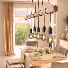 Nur noch 8 auf lager. Pendelleuchte Vintage Holz Led Filament Kaufland De