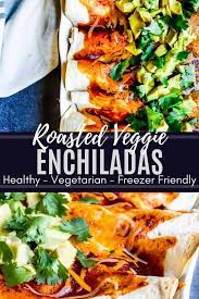 Vegetarian Enchiladas Recipe With Roasted Cauliflower Recipe Vegetarian Enchiladas Vegetarian Enchiladas Recipe Recipes