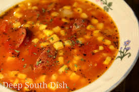 Therefore, enjoying tomato soup may be a delicious way to make the most of the health benefits of tomatoes. Deep South Dish Spicy Cajun Sausage And Corn Soup