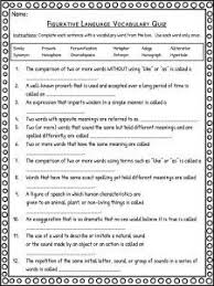 Figurative Language Worksheets Definition Examples Language Worksheets Figurative Language Worksheet Figurative Language Practice
