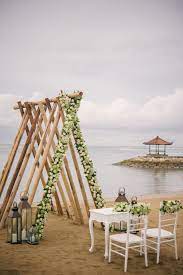 Stunning Beach Wedding At Sadara Beach Resort Bali Wedding Organizer Planner Cheap Wedding Invitations Romantic Wedding Venue