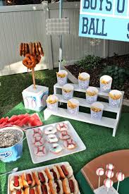 Free shipping on orders over $25 shipped by amazon. Baseball Concession Stand Mini Hot Dogs Fries Popcorn Soft Pretzels And Baseball Donuts Baseball Baby Shower Theme Baseball Baby Shower Sports Baby Shower