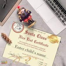 Letter from santa template free naughty valid printable nice list. Santa Nice List Certificate Free And Fun Kiddycharts Com