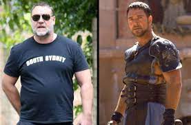 Russell Crowe Fat Weight Gain Ffit Russell Crowe Foto Compartilhado Por Davine42 Portugues De Partilha De Imagens Imagens