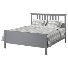 Hemnes Bedframe Grijs 160x200 Cm 229 Exclusief Lattenbodem Matras En Bedtextiel Bedkader Meubel Ideeen Bedframe
