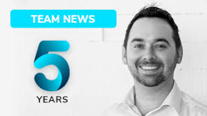 Damian celebrates five years with Perceptive