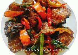 Resep Oseng Ikan Pari Asap Iwak Pe Oleh Enny Fitriana Resep Makanan Makanan Dan Minuman Babi Asam Manis