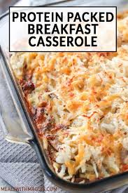 Whether you're making our sweet potato, sausage and goat cheese egg casserole for breakfast or our zucchini pizza casserole for a weeknight dinner. Protein Packed Breakfast Casserole Meals With Maggie