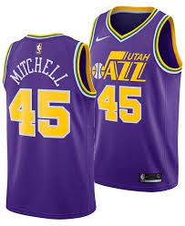 Utah jazz #45 donovan mitchell mitchell&ness big face jersey purple. Donovan Mitchell Classic Jersey Jersey On Sale