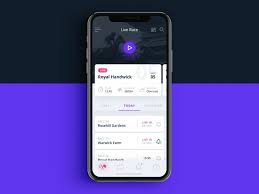 Horseracing App Concept 2 App Racing Horse Racing