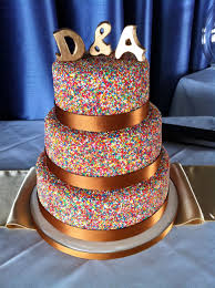 Sprinkles Wedding Cake Round Wedding Cakes Sprinkle Wedding Cakes Cake Mud Cake Recipes