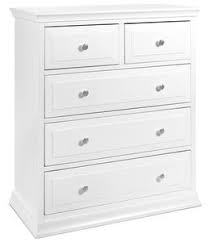 Constructed of new zealand pine wood and tsca compliant mdf. Davinci Signature 5 Drawer Tall Dresser White