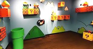 This Super Mario Themed Escape Room Near Toronto Puts You In A Real Life Video Game Escape Room Gaming Decor Mario Room