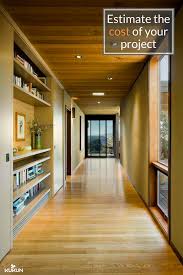 Make Your Hallways More Than Just Transitional Spaces With Planning They Can Double As Small Study Areas Fi Hallway Designs Modern Renovation Modern Hallway