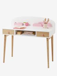 Bureau Special Primaire Ligne Confetti Blanc Bois Vertbaudet Bureau Enfant Table Et Chaise Enfant Deco Chambre Fillette