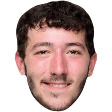 Frankie Jonas (Beard) Big Head. Larger than life mask.