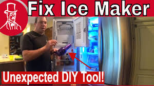 Whatever happened to the old time appliances that worked flawlessly i have been having issues with this same thing for the last year. How To Fix An Ice Maker Lg Refrigerator Youtube