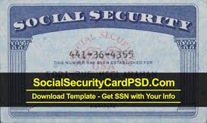 Get social security card same day. Editable Social Security Card Template Software Social Security Card Card Templates Free Report Card Template