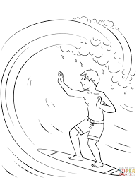 Surfing Boy Coloring Page Free Printable Coloring Pages Coloring Pages For Boys Coloring Pages Free Printable Coloring Pages