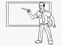 80 gambar animasi guru mengajar terbaik infobaru. Teacher Clipart Black And White Free