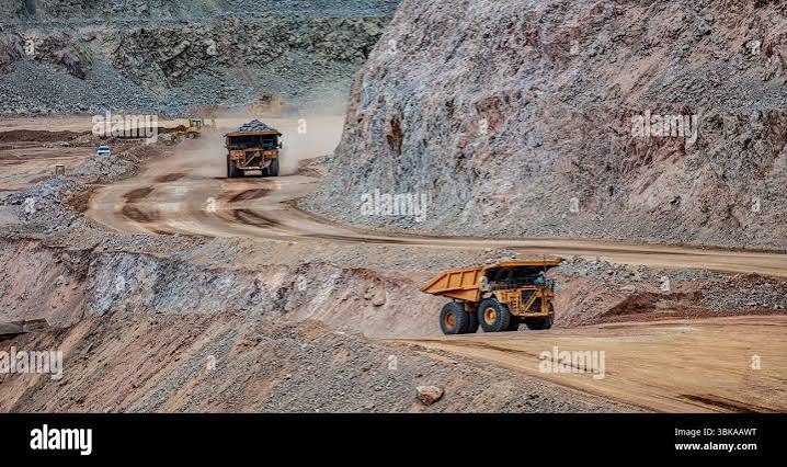 Copper mining trucks hi-res stock photography and images - Alamy