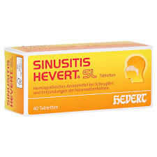 Sollten bei einer chronisch verlaufenden nasennebenhöhlenentzündung medikamente und alle anderen behandlungsmaßnahmen nicht wirken, kommt auch eine operation infrage. Sinusitis Hevert Sl Tabletten 40 Stuck N1 Online Bestellen Medpex Versandapotheke