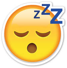 Sleeping Face Emoticon Emoji Stickers Sleeping Emoji