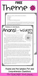 5th Grade Theme Worksheets Theme Freebie For 4th And 5th Grades In 2020 Reading Themes 3rd Grade Reading Teaching Themes
