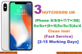 Three (3) all your uk iphone unlock options at the moment. Mobileunlockside Com 3 Hutchison Uk Iphone X 8 8 7 7 Se 6s 6s 6 6 5s 5c 5 4s 4 Clean Imei Fast Service 2 15 Working Days Best Regards Mobileunlockside Com Retail Wholesale Unlock Side Sales121 Com For Bangladeshi User Whatsapp