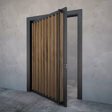 45 Model Pintu Minimalis Aluminium Kaca Besi Kayu