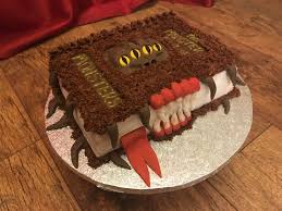 Then used more fondant icing for claws etc. The Monster Book Of Monsters The Cake