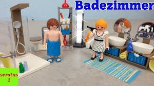 Fur den gereiften sammler ist es ein teil der erinnerung an zeiten in denen der badeofen noch rechtzeitig angeheizt und das wasser sparsam auf alle familienmitglieder aufgeteilt werden musste. Playmobil Badezimmer 9268 Auspacken Modernes Wohnhaus Seratus1 Youtube