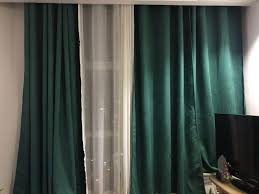 Wizard draped in emerald green by warpwood, released 19 january 2020. Emerald Green Blackout Curtain Furniture Home Living Home Decor Curtains Blinds On Carousell