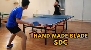 El Yapimi Masa Tenisi Raket Tahtasi L Sdc Youtube