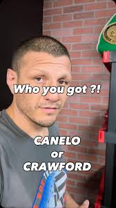 Who do you think takes the win this Saturday?Canelo or Crawford? #boxing  #mgm #canelo #crawford #netflix #boxeo #wbc