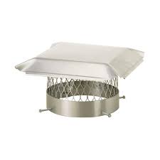 Hy C 12 In Round Bolt On Single Flue Chimney Cap In Stainless Steel Ss12u Chimney Cap