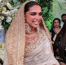Deepika Padukone Wedding Reception Look Couple Wedding Dress Indian Bride Indian Bridal Wear