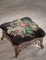 Maybe you would like to learn more about one of these? Midnight Bouquet Cast Iron Foot Stool Victorian Trading Co