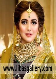 book your obedient daughters wedding jewelry set for barat and walima day  in any color uk usa france