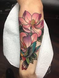 Anchors have become popular within general tattoo culture over the years, but the symbolism is still the same. Hummingbird Magnolias Carrie Daniels From Hula Moon In Pensacola Fl Tattoos