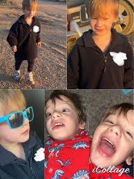 My son is an artist and activist, he has autism, his name is Justin Squires,  he made this beautiful tribute to Ukraine and its people, two massive  wooden sunflowers (almost 7 feet