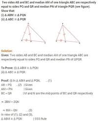 Ncert Solutions For Class 9 Maths Chapter 7 Triangles Ex 7 3 Solutions Triangle Abc Math