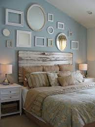 Our Master Bedroom We Re Almost Completely Done We Used An Old Barn Door For Our Headboard And Did Vintage Bedroom Decor Bedroom Vintage Home Decor Bedroom