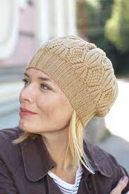 Beret For Women Beige French Beret Knitted Autumn Beret In 2021 Crochet Hats Free Pattern Crochet Hat Size Chart Crochet Beanie Pattern