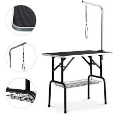 Grooming Table For Dog Cat Pet Grooming Table Foldable Height Adjustable 32 X 19 Pet Table Maximum Capacity Up To 220lbs To V In 2020 Pet Grooming Dog Cat Pets Cats