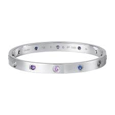 Love Bracelet Bracelets White Gold Coloured Stones Fine Bracelets For Women Cartier ジュエリー