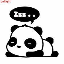 Je fais ce dessin pour @litereusez , qui a gagné la première place de mon premier concours. Autocollants Dessin Anime Mignon Panda Dormir Zzz 15cm X 14 3cm Style De Voiture Aliexpress