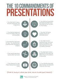 The Ten Commandments Of Presentations Free Tool By We Are Visual By Nadine Hanafi Via Slideshare Public Speaking Tips Public Speaking Presentation Skills