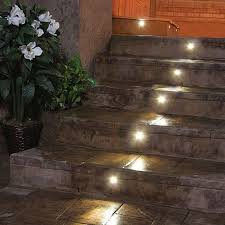 Recessed Led Stair Lights By Dekor Led Outdoor Lighting Led Stair Lights Concrete Light