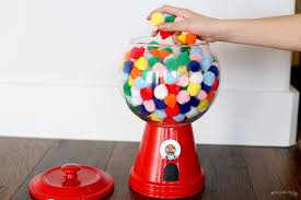 I got the cotton balls at hobby lobby. Diy Gumball Machine For Incentives Sugar Bee Crafts